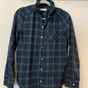 Abercrombie Kids girls flannel shirt size 15/16